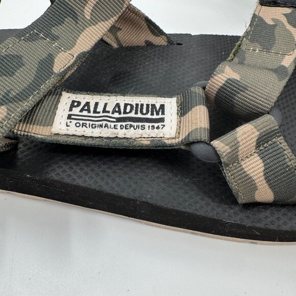 Palladium Outdoorsy Urbanity Camouflage Sandals Adjustable Straps Size W 7.5 - Picture 12 of 13